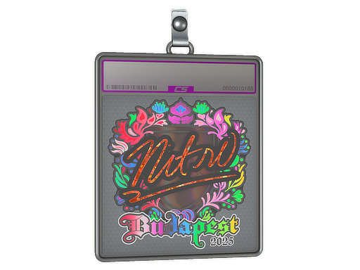 Sticker Slab nitr0 Holo Budapest 2025