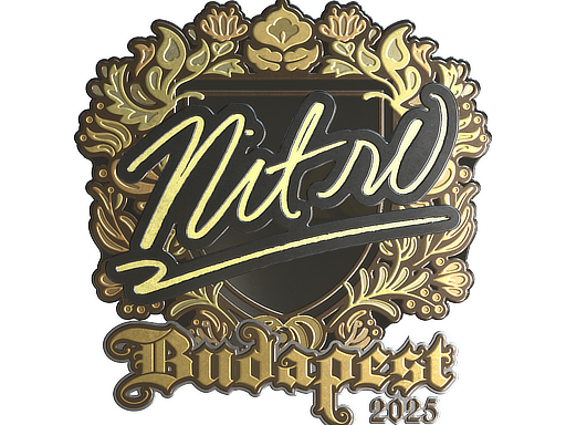 Sticker | nitr0 (Gold) | Budapest 2025