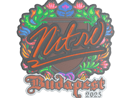 Sticker | nitr0 (Embroidered) | Budapest 2025