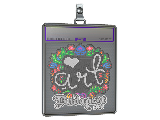 Sticker Slab arT Embroidered Budapest 2025
