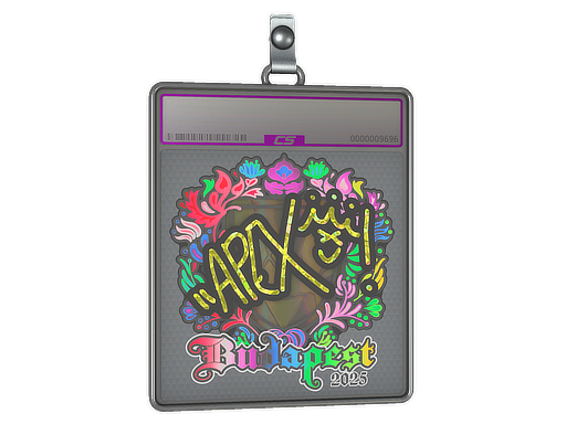 Sticker Slab apEX Holo Budapest 2025