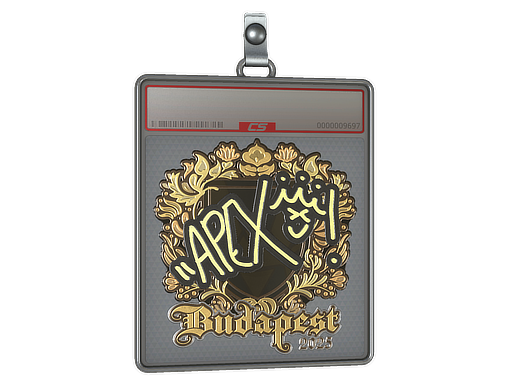 Sticker Slab apEX Gold Budapest 2025