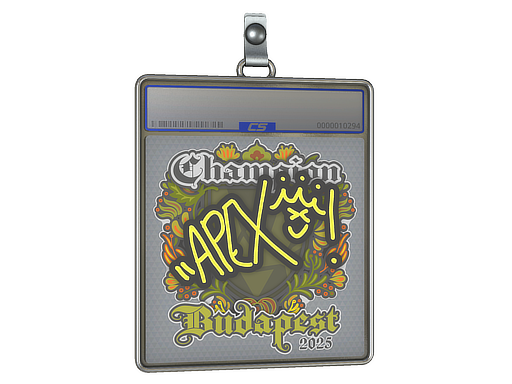 Sticker Slab apEX Champion Budapest 2025