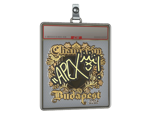 Sticker Slab apEX Gold, Champion Budapest 2025