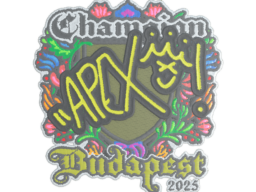 Sticker | apEX (Embroidered, Champion) | Budapest 2025