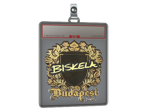 Sticker Slab Aleksib Gold Budapest 2025