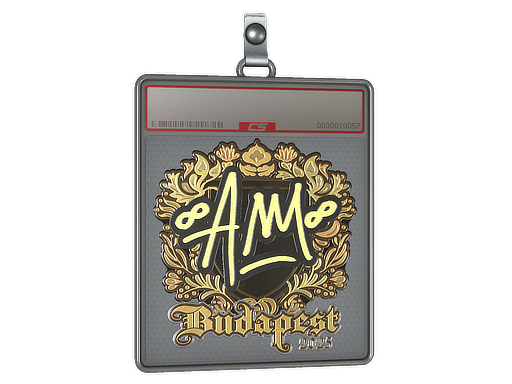 Sticker Slab AW Gold Budapest 2025