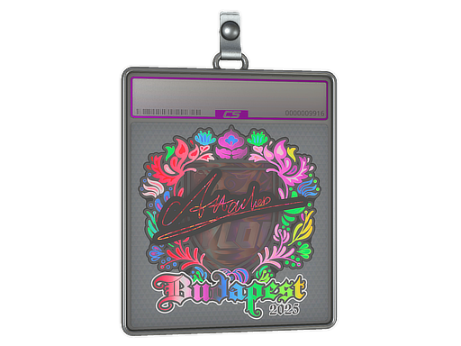 Sticker Slab Attacker Holo Budapest 2025