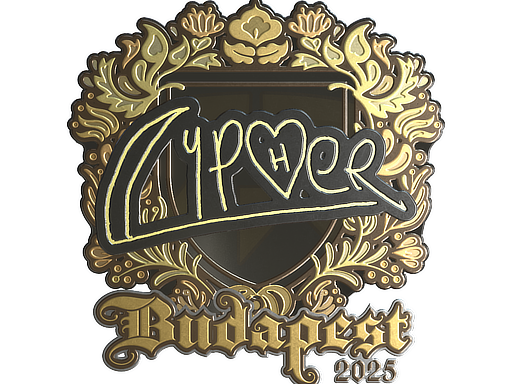 Sticker | Cypher (Gold) | Budapest 2025