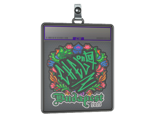 Sticker Slab chelo Embroidered Budapest 2025
