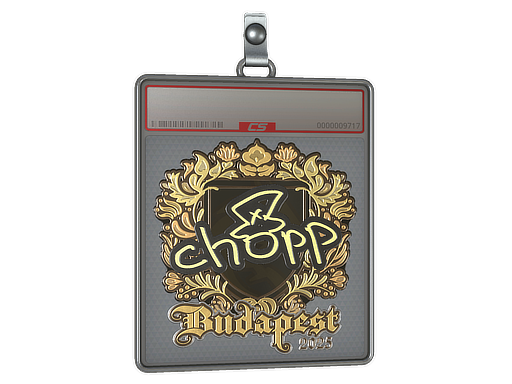 Sticker Slab chopper Gold Budapest 2025