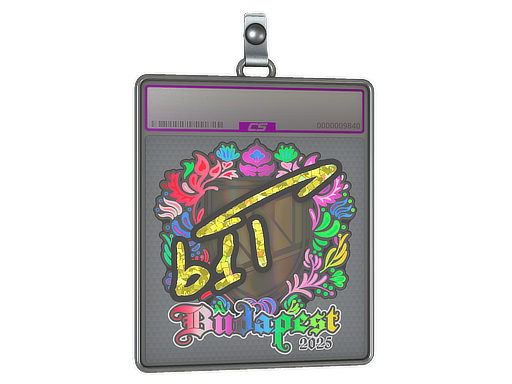 Sticker Slab b1t Holo Budapest 2025