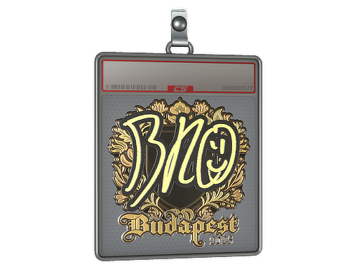 Sticker Slab br0 Gold Budapest 2025