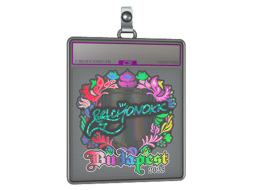 Sticker Slab BELCHONOKK Holo Budapest 2025