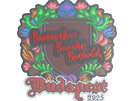 Sticker | Bart4k (Embroidered) | Budapest 2025