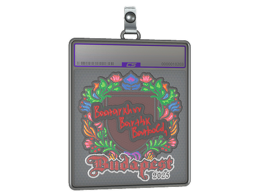 Sticker Slab Bart4k Embroidered Budapest 2025