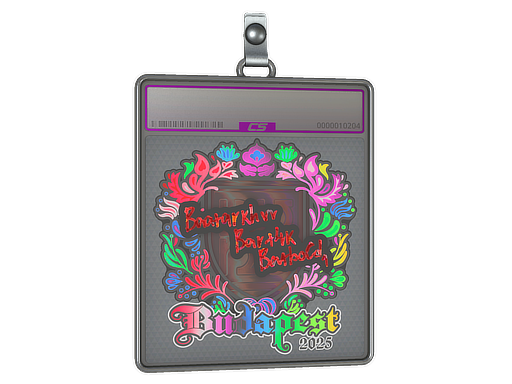 Sticker Slab Bart4k Holo Budapest 2025