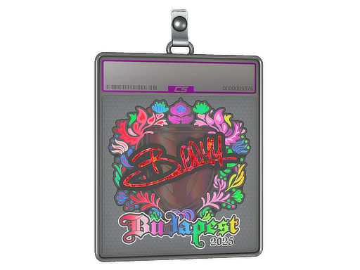 Sticker Slab bodyy Holo Budapest 2025