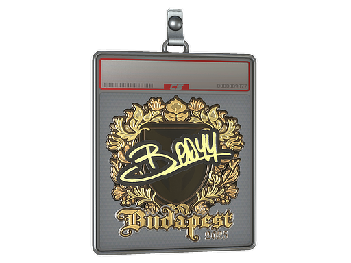 Sticker Slab bodyy Gold Budapest 2025