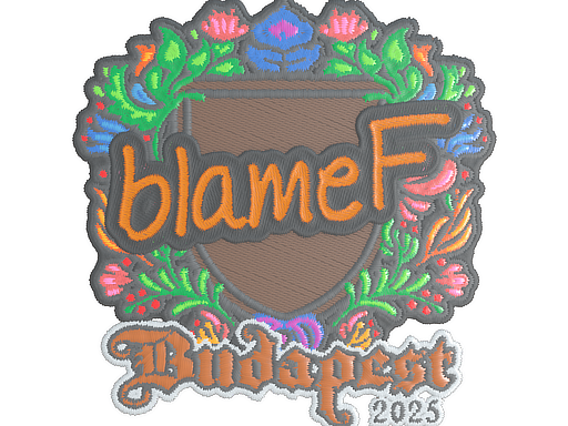 Sticker | blameF (Embroidered) | Budapest 2025