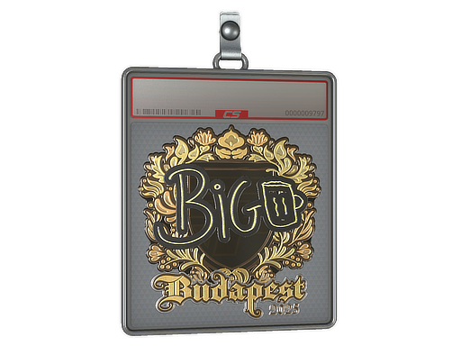 Sticker Slab biguzera Gold Budapest 2025