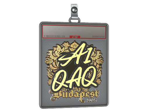 Sticker Slab EmiliaQAQ Gold Budapest 2025