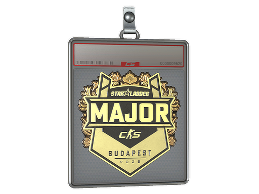 Sticker Slab StarLadder Gold Budapest 2025