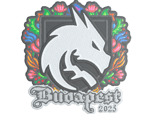 Sticker | Team Spirit (Embroidered) | Budapest 2025