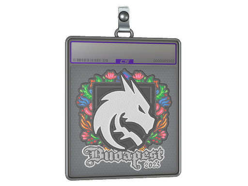 Sticker Slab Team Spirit Embroidered Budapest 2025