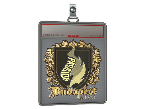 Sticker Slab Passion UA Gold Budapest 2025