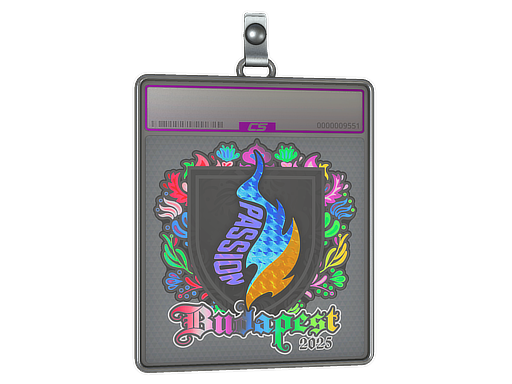 Sticker Slab Passion UA Holo Budapest 2025