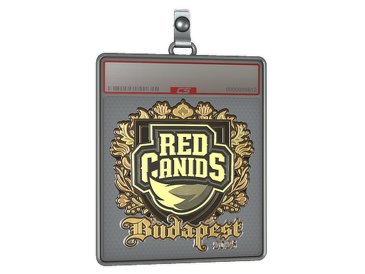 Sticker Slab RED Canids Gold Budapest 2025