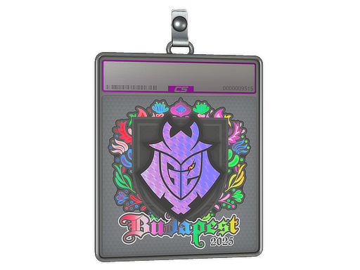Sticker Slab G2 esports Holo Budapest 2025