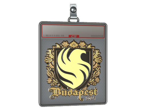 Sticker Slab Falcons Gold Budapest 2025