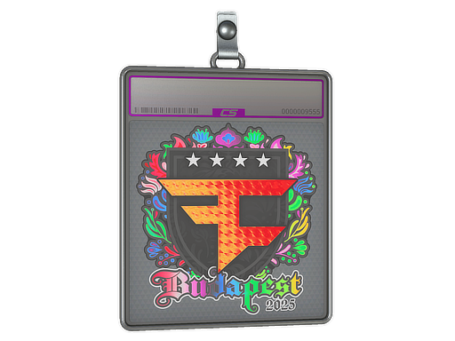 Sticker Slab FaZe Clan Holo Budapest 2025