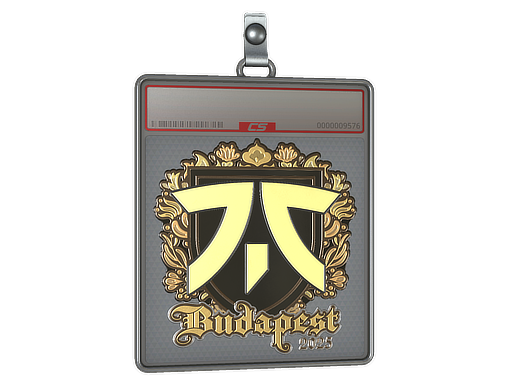 Sticker Slab fnatic Gold Budapest 2025