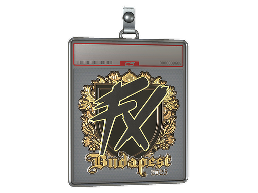 Sticker Slab Fluxo Gold Budapest 2025