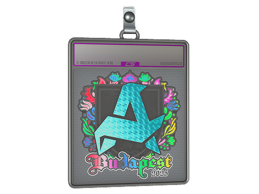 Sticker Slab Aurora Holo Budapest 2025