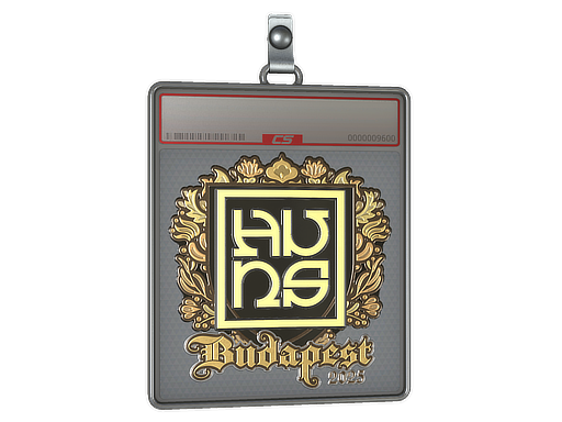 Sticker Slab The Huns Gold Budapest 2025