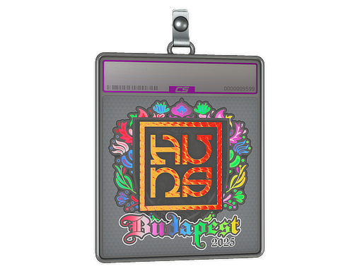 Sticker Slab The Huns Holo Budapest 2025