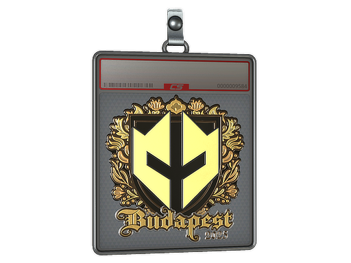 Sticker Slab Imperial Esports Gold Budapest 2025