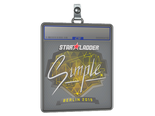 Sticker Slab s1mple Berlin 2019