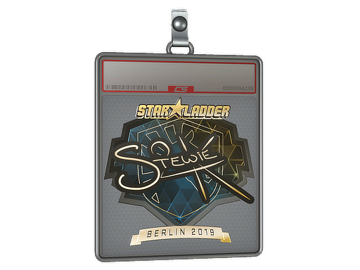 Sticker Slab Stewie2K Gold Berlin 2019