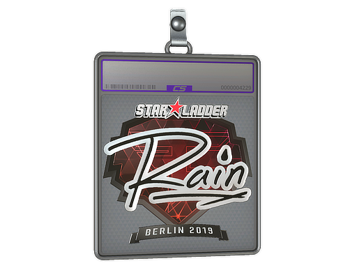 Sticker Slab rain Foil Berlin 2019