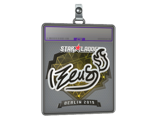 Sticker Slab Zeus Foil Berlin 2019