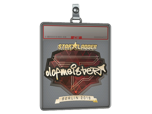 Sticker Slab olofmeister Gold Berlin 2019