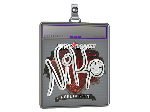 Sticker Slab NiKo Foil Berlin 2019