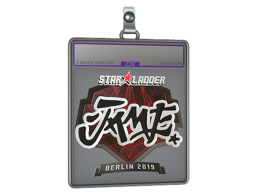 Sticker Slab Jame Foil Berlin 2019