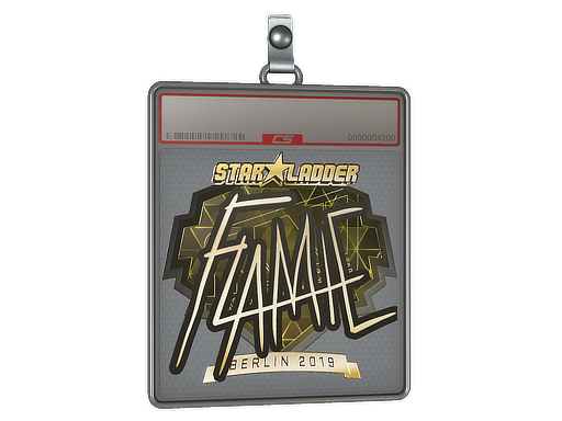 Sticker Slab flamie Gold Berlin 2019