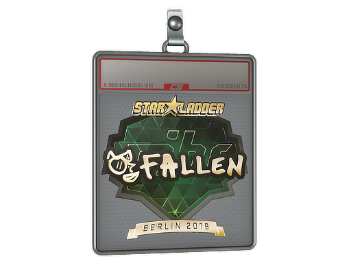Sticker Slab FalleN Gold Berlin 2019